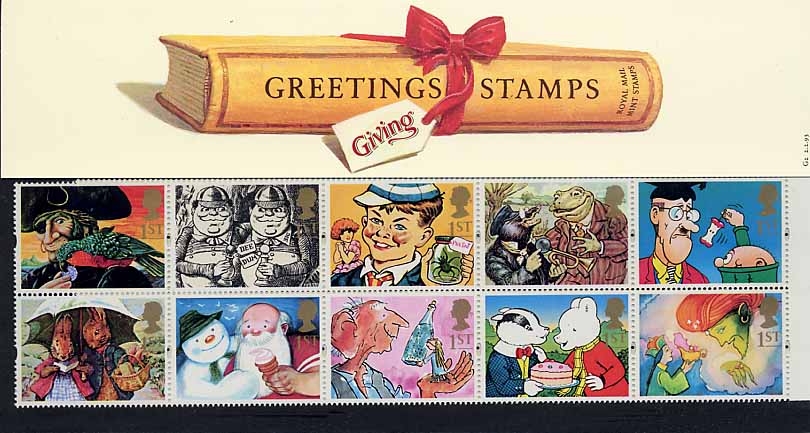 1993 GB - PP G02 - Greetings - Giving (Cylinder) 1993 GB - PP G02 - Greetings - Giving (Cylinder)